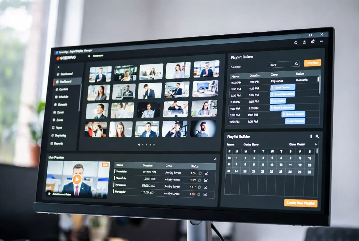 Digital Display Manager — Content scheduling system for corporate digital signage